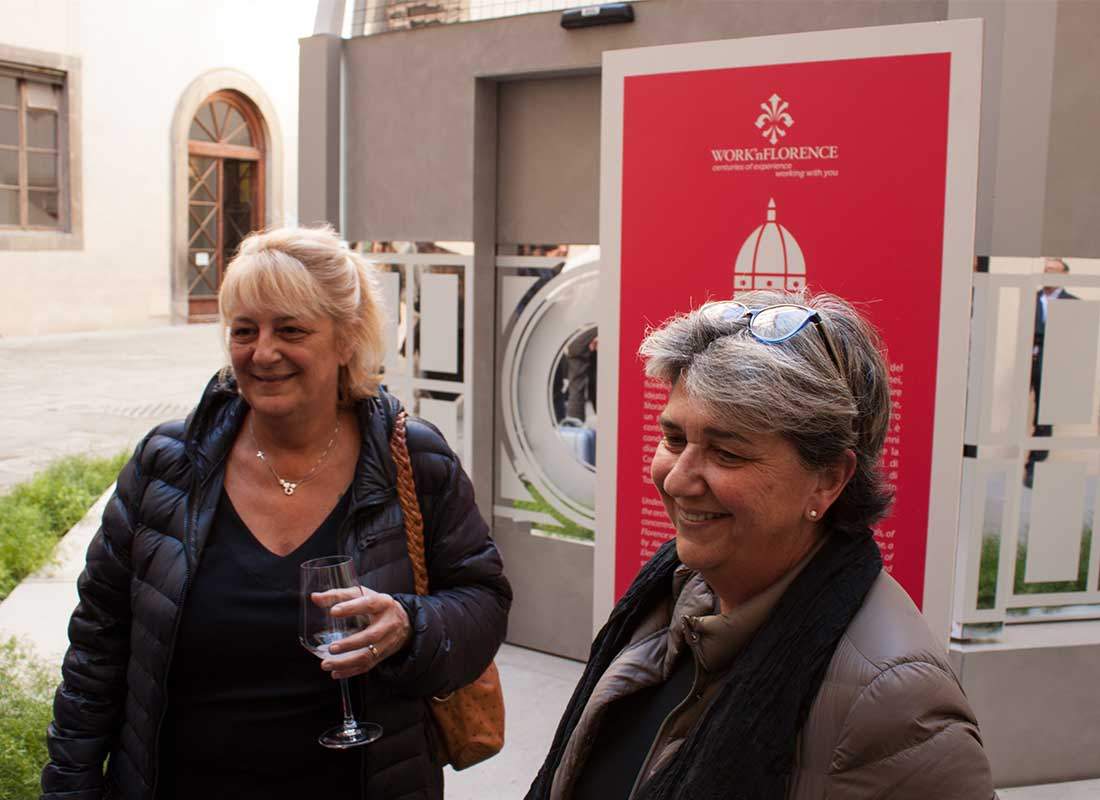 chiara e giovanna montauti della picchiani e barlacchi visitano i dome